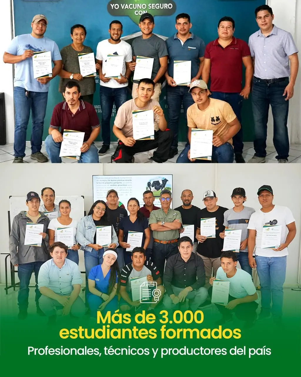 estudiantes formados en servicios agropecuarios ecuador